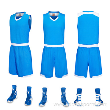 Polyester Sublimated Blank Basketball Uniform Wholesale